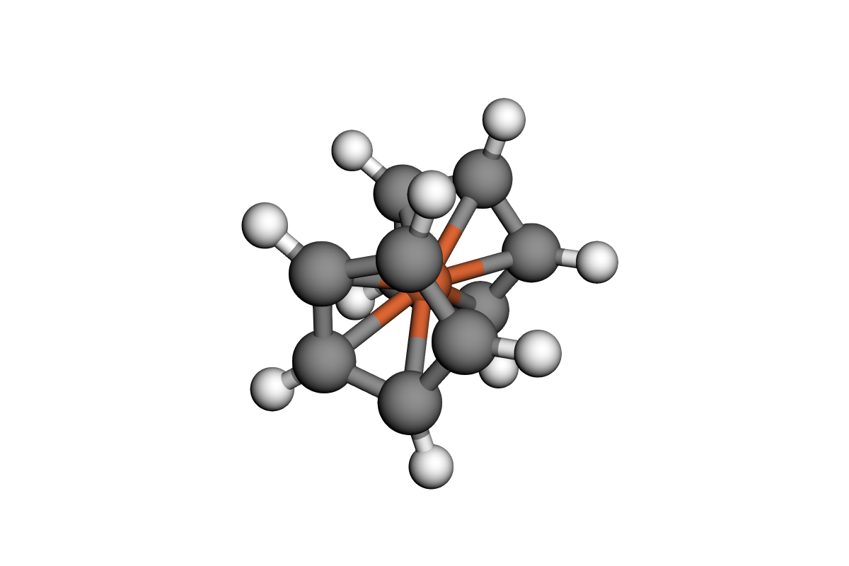 Estructura de ferroceno