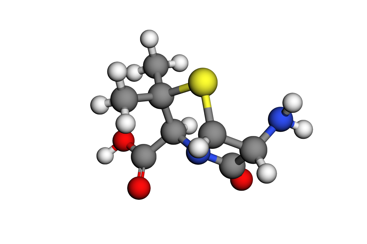 Estructura de Ácido 6-aminopenicilánico