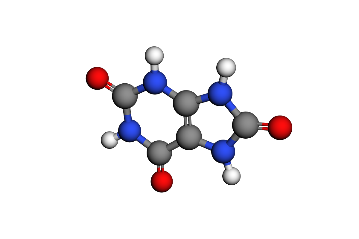 Estructura de ácido úrico
