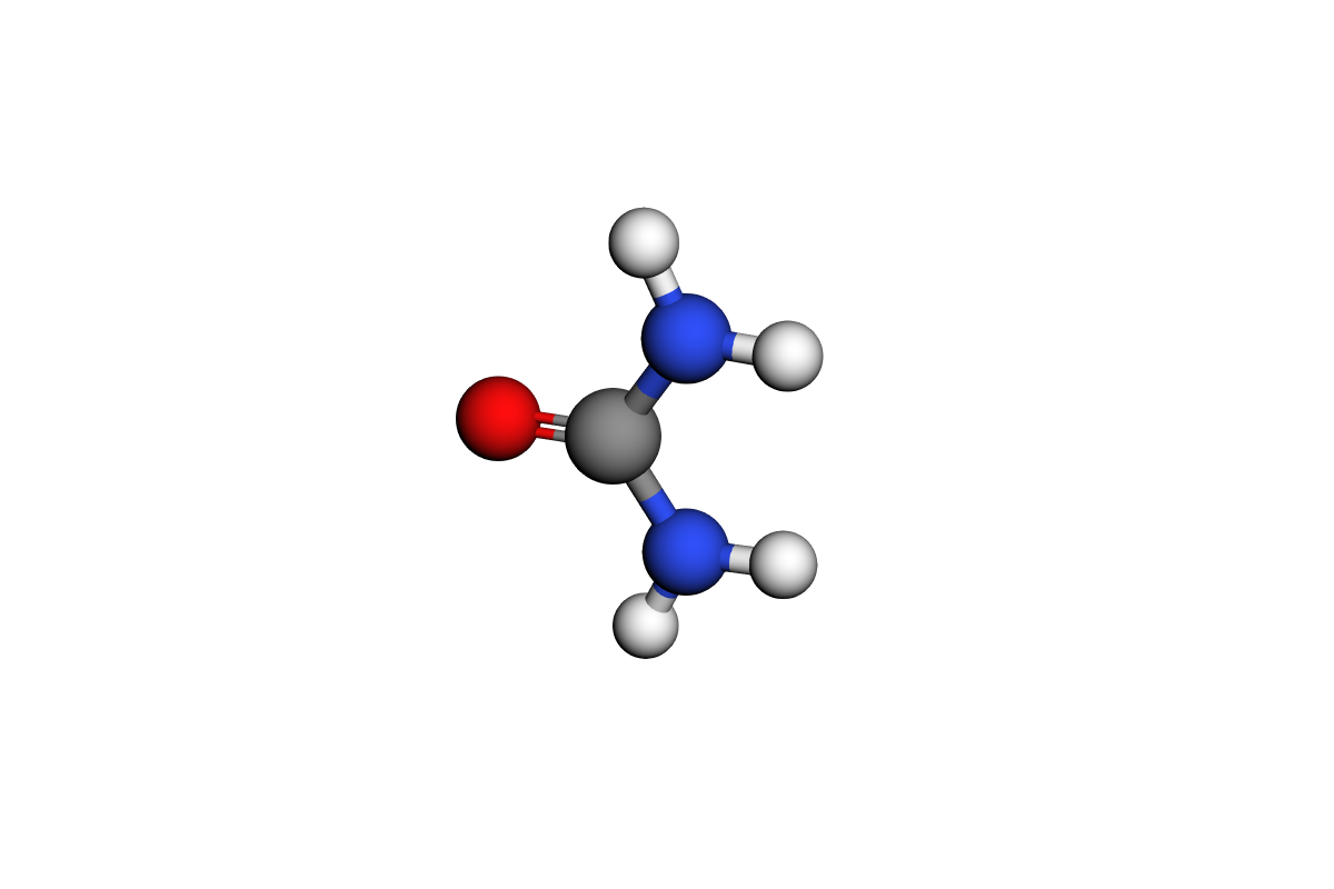 Estructura 3D de Urea