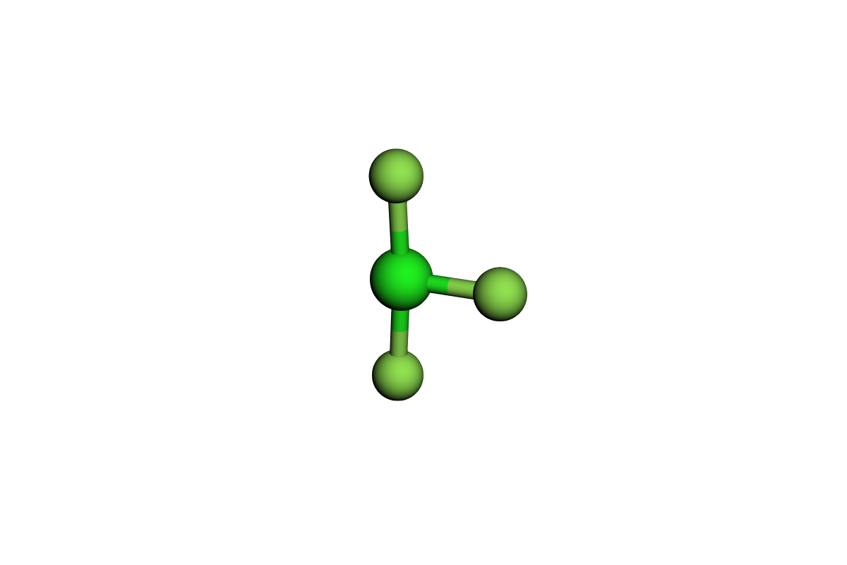 Estructura de trifluoruro de cloro