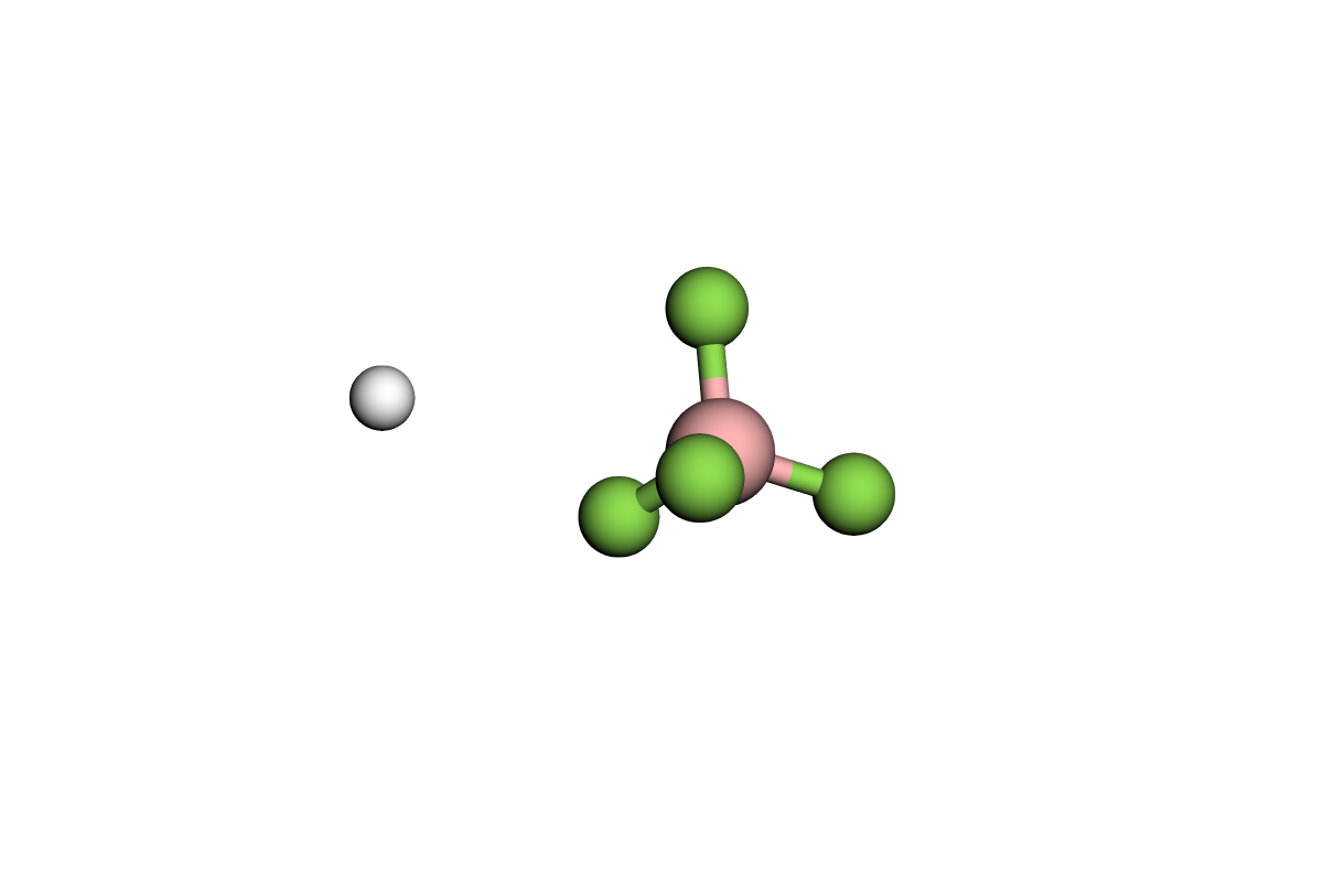 Estructura de ácido fluorobórico