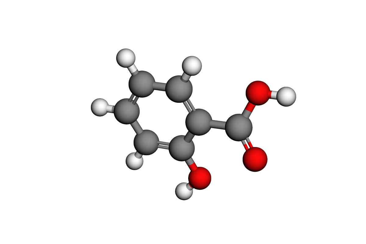 Estructura de ácido salicílico