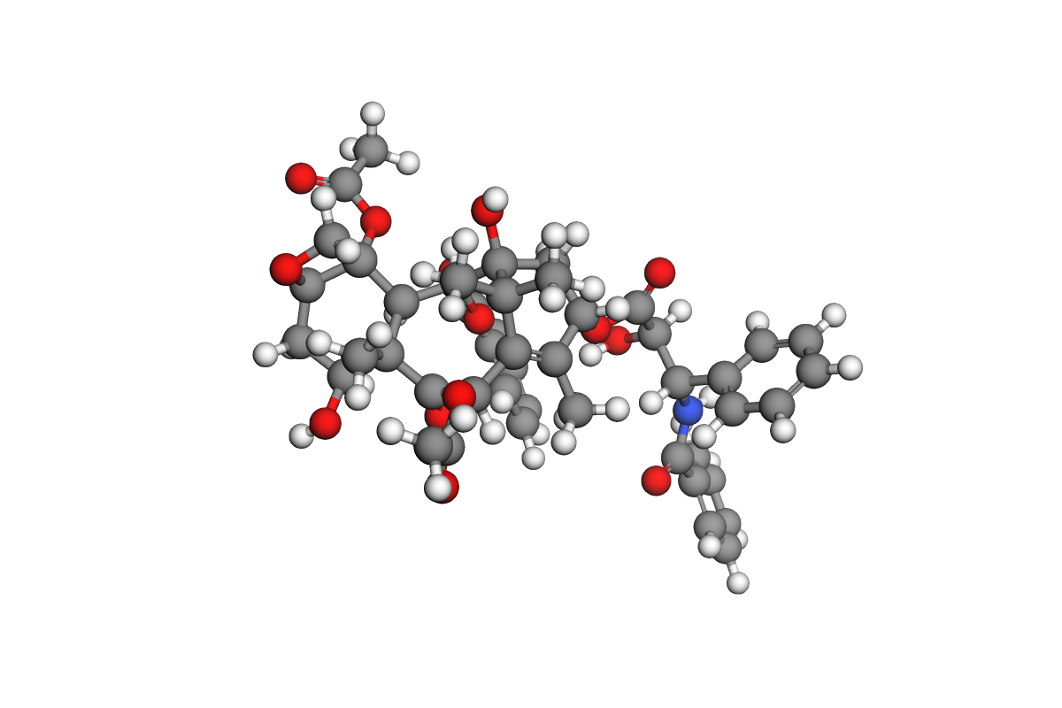 Estructura de paclitaxel