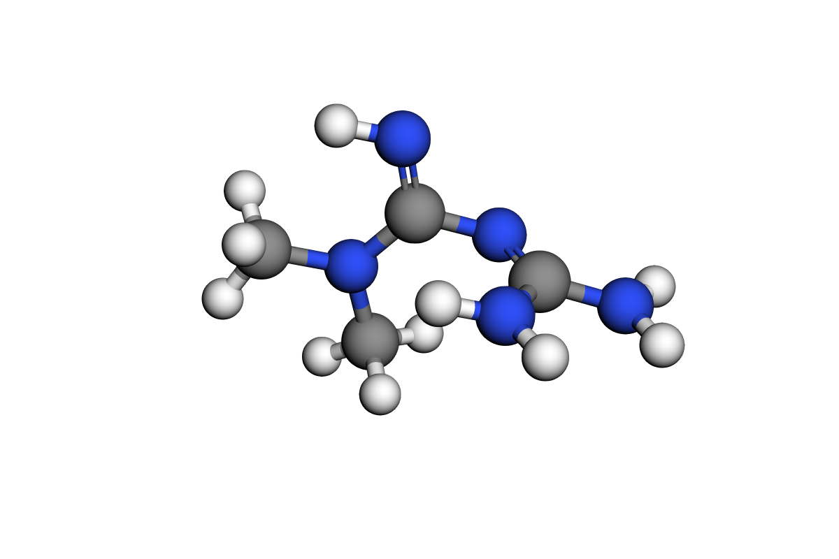 Estructura de Metformina