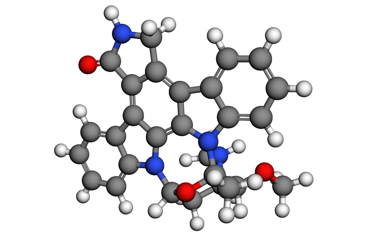 Estructura 3D de estaurosporina