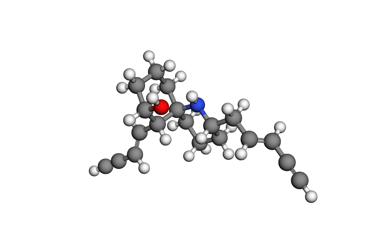 Estructura de histrionicotoxina 283A