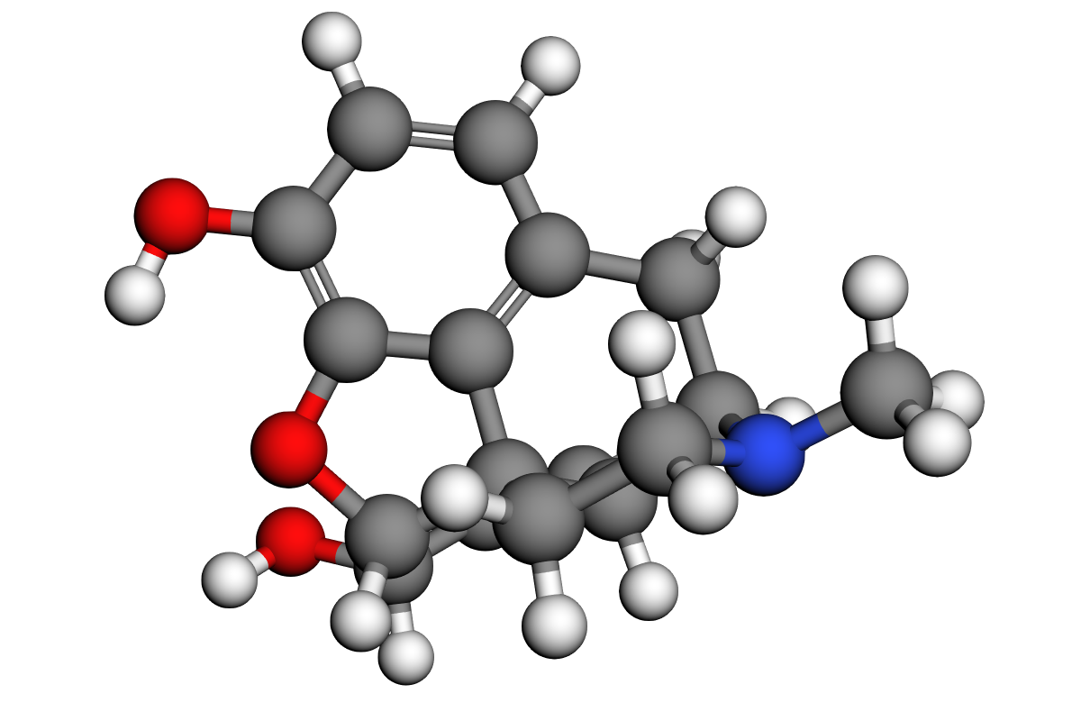 Estructura de morfina