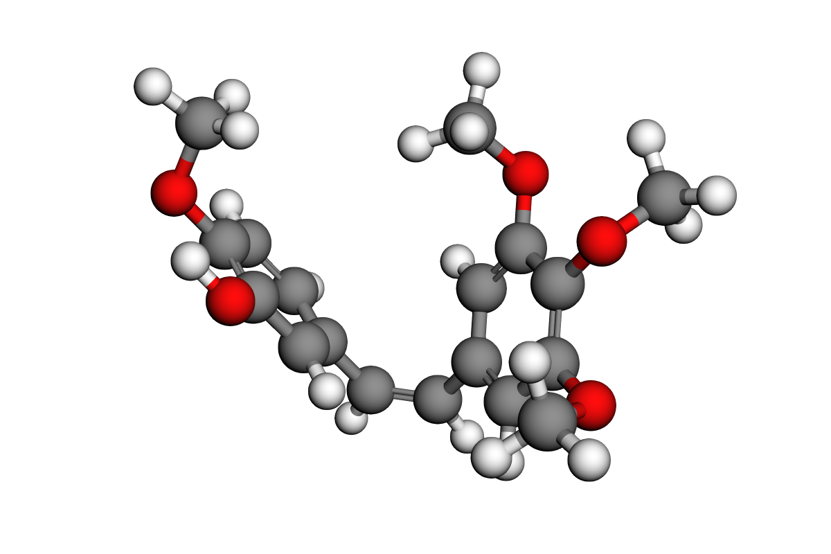 Estructura 3D de combretastatina