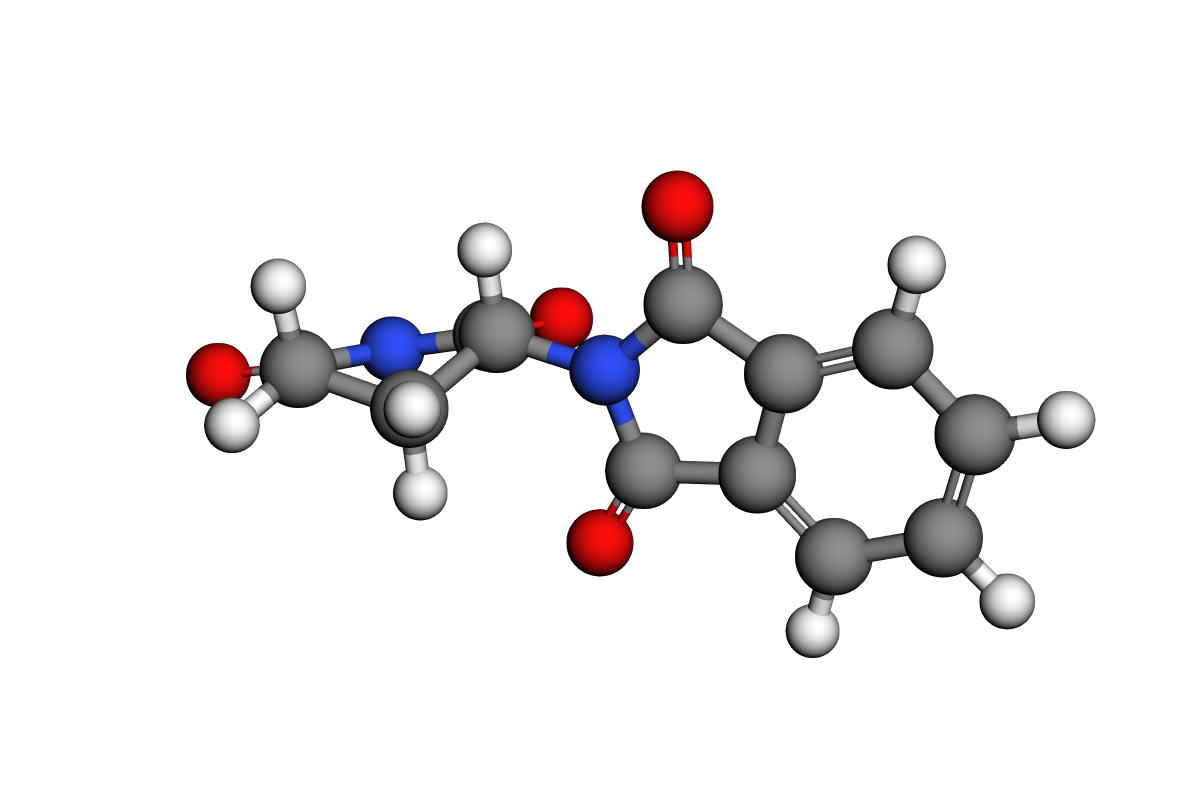 Estructura 3D de talidomida