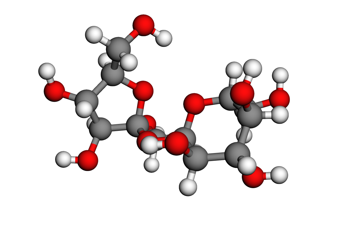 Estructura 3D de sacarosa