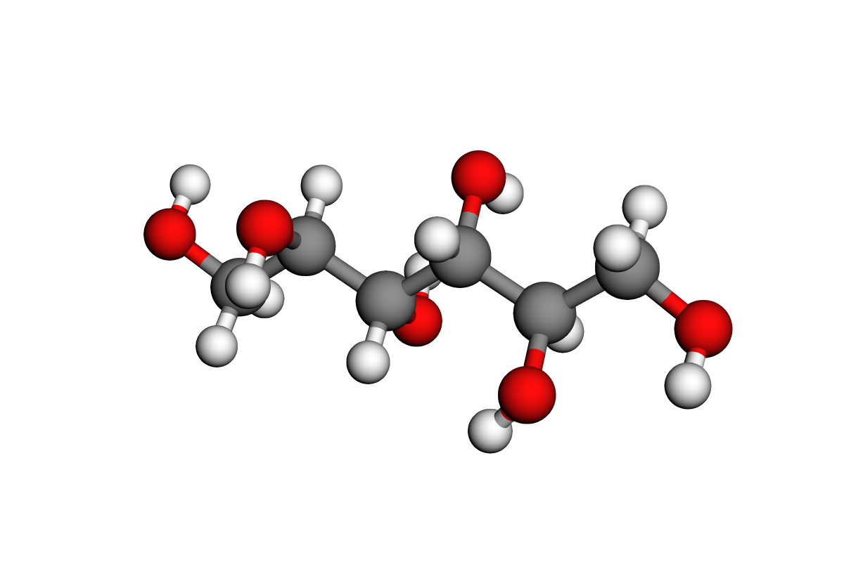 Estructura 3D de manitol