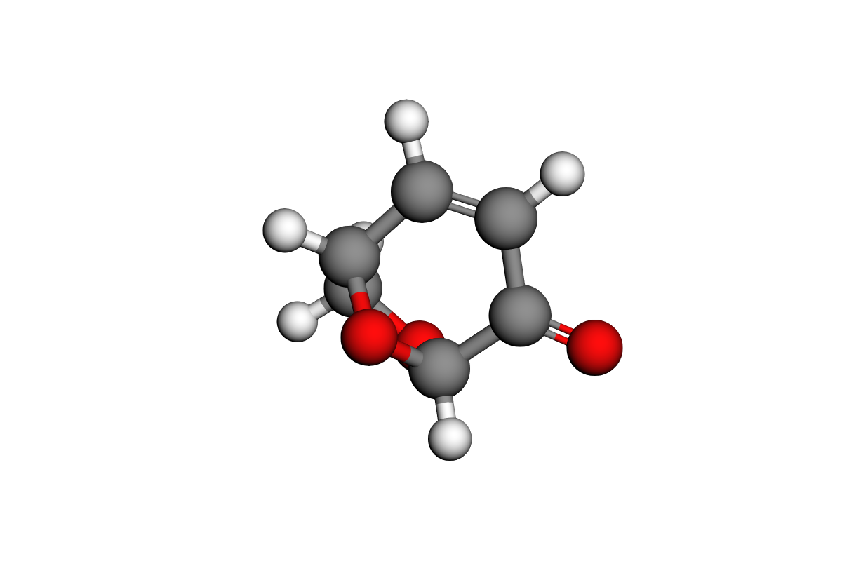 Estructura de levoglucosenona